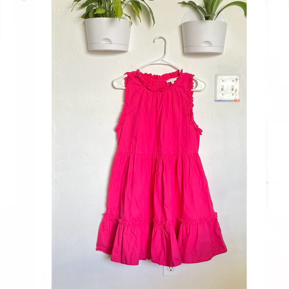 Caroline Constas Pink Ruffle Mini Dress